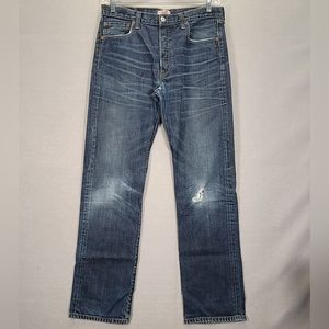 LEVI'S STRAUSS & CO Men 501 Straight - Regular Jeans Size W34 L34